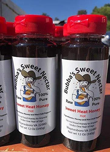 4 Pack Bubba's Sweet Heat Hot Habanero Honey miniatura 2