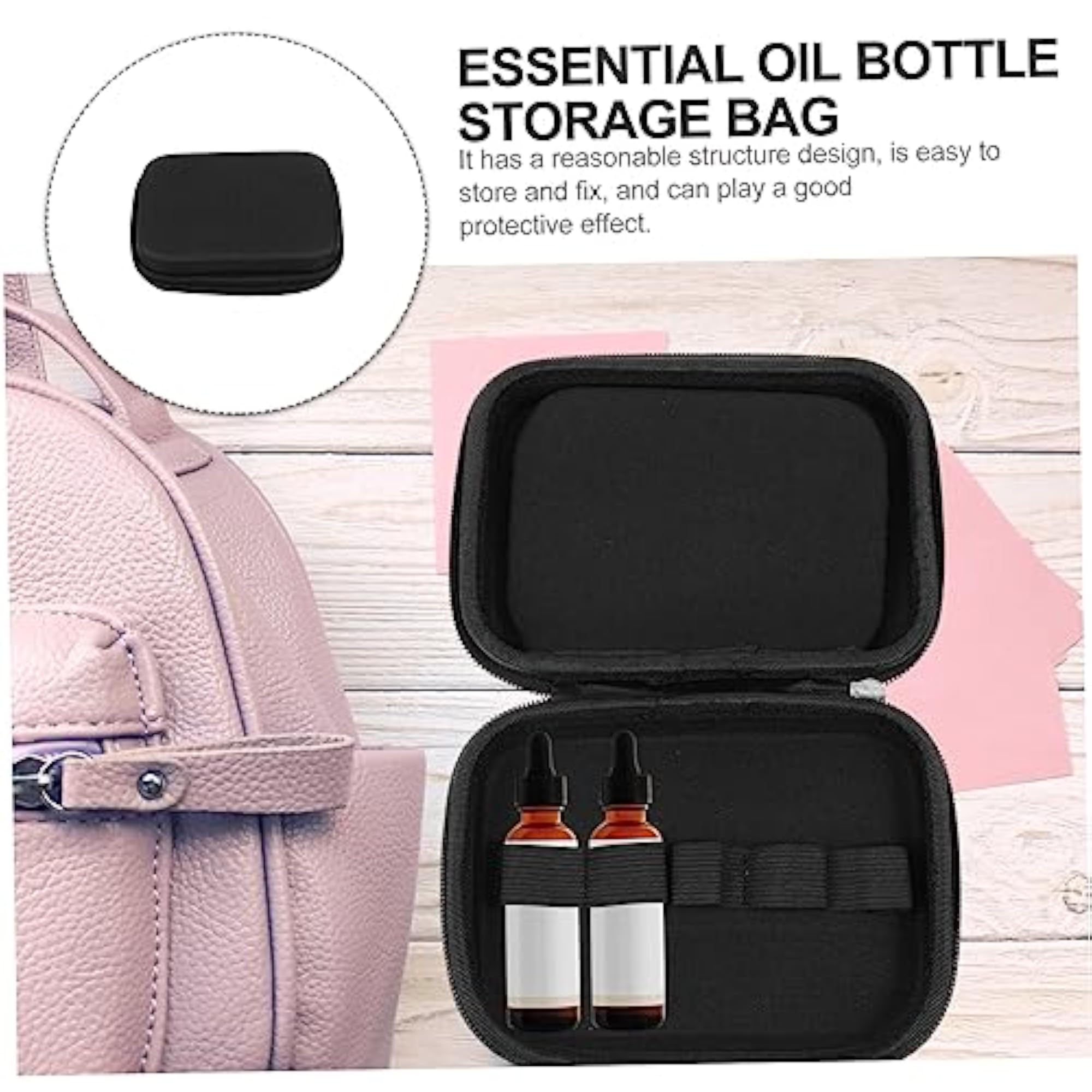 Essential Oil Travel Tote Organizer Pouch