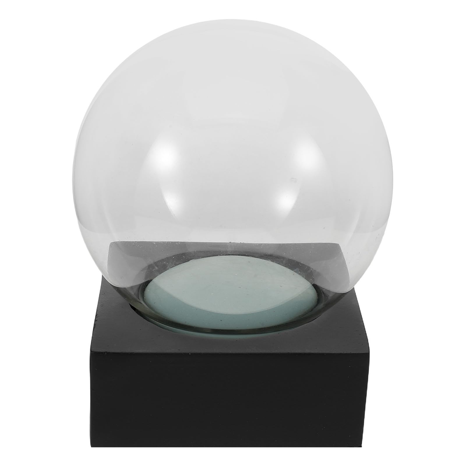 SEWACC Bola de Nieve de Cristal Vacía DIY Cúpula de Vidrio y Base de