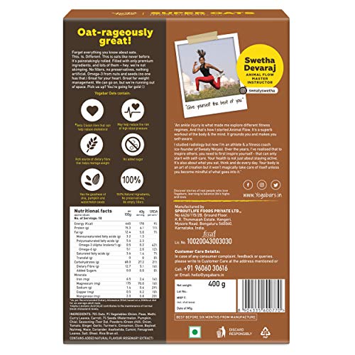 Image of Yogabar Breakfast Protein Blueberry Bars - 300gm, 50 g x 6 Bars & Yogabar Dal Khichdi Masala 400g