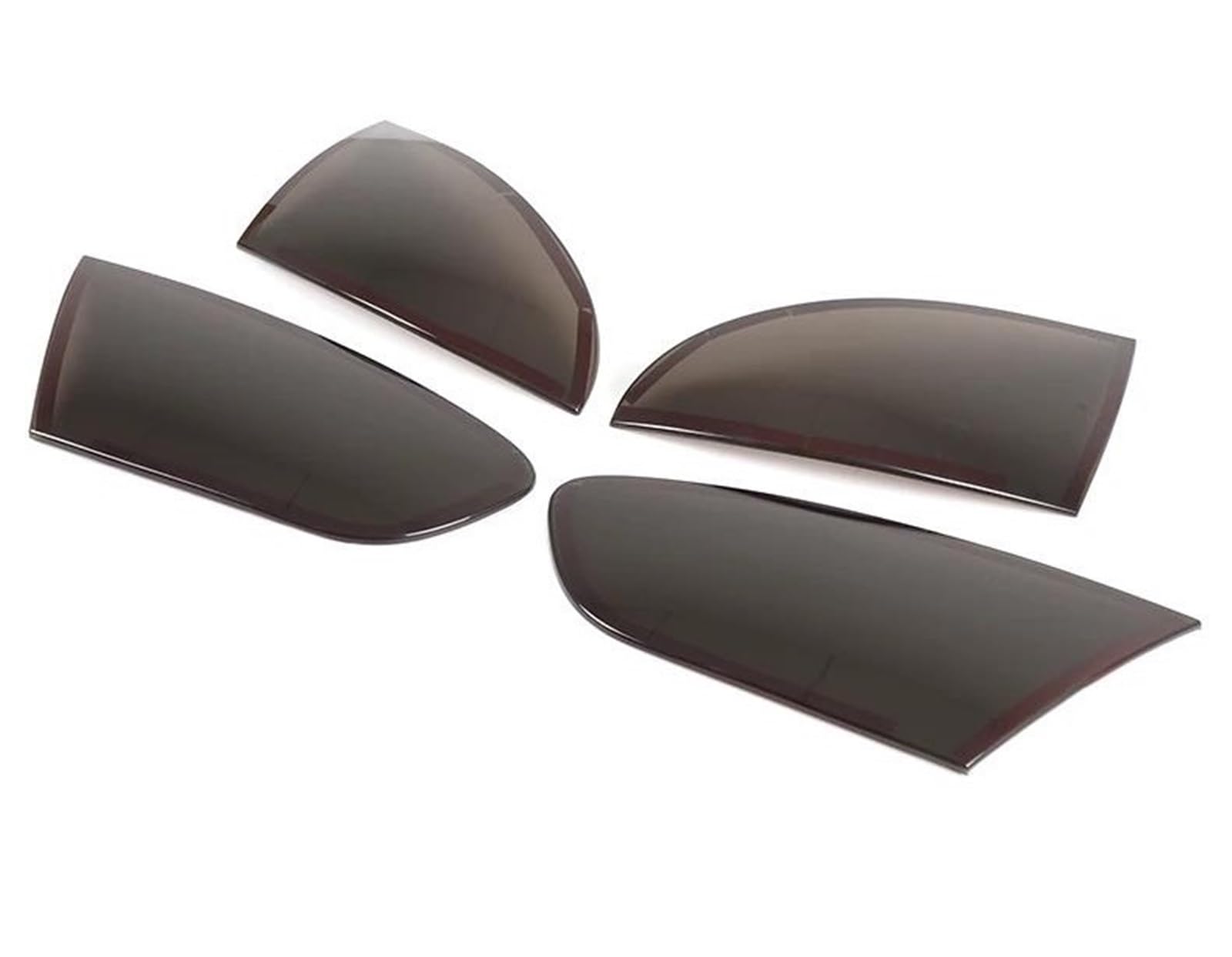 Contours de phares arrières Pour SEAT Pour Leon Mk2 1P 2008-2012 Enjoliveurs De Feux Arrière En ABS Noir Fumé Protections Et Accessoires Couvercle de Feu Arrière