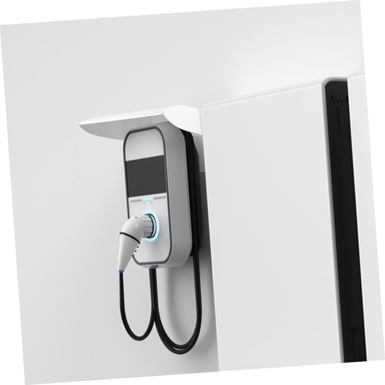 Generic 2 Szt Stos Ładowania Pojazdów Elektrycznych Akcesoria Do Ładowania Samochodów Organizator Skuter Ładowania Stos Na Dachu Pojazdy Elektryczne Słupek Ładowania Na Dachu Ev Kabel Do