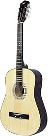 MXT Violão Clássico 38CNTA, Madeira Natural de Tília, 6 Cordas de Aço, 18 Trastes, 96 cm