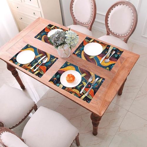Sets de table en PVC lavables et antidérapants pour protéger votre cuisine - 5