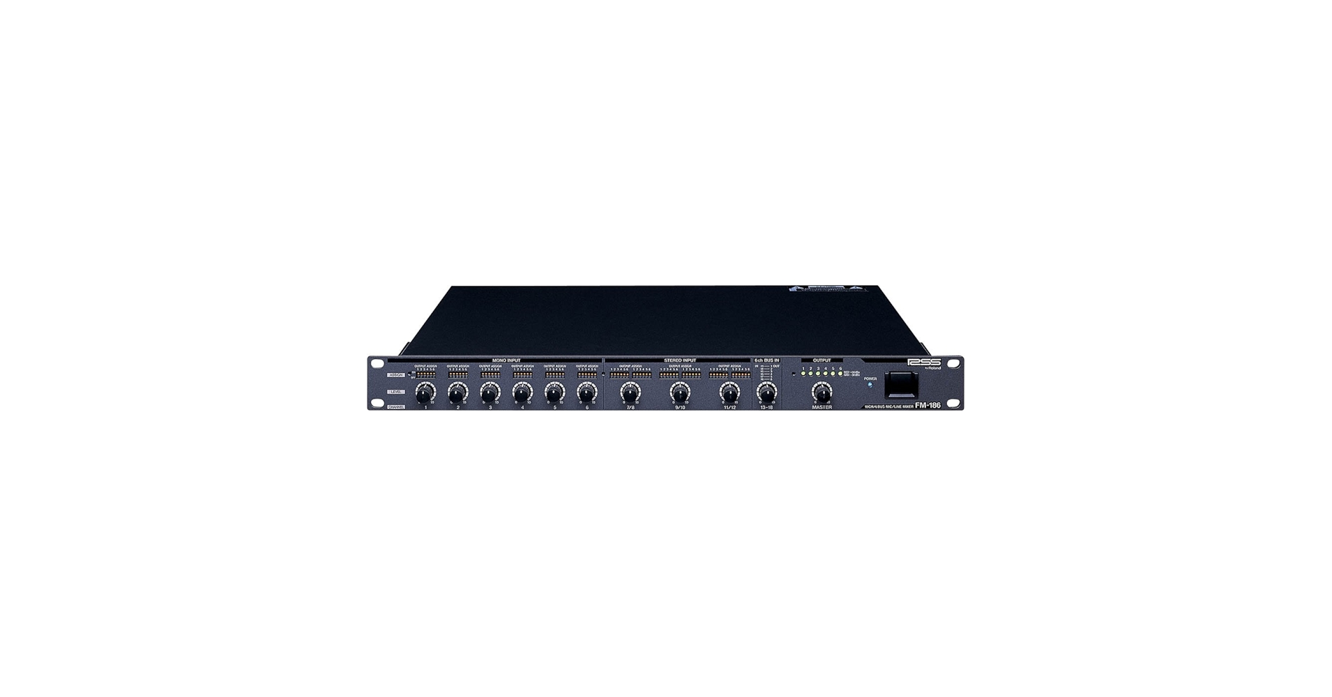 【未使用品】ローランド マイクラインミキサー 18ch FM-186 FM-186 / 18ch6Bus Mic/Line Mixer【中古放送用・業務用 映像