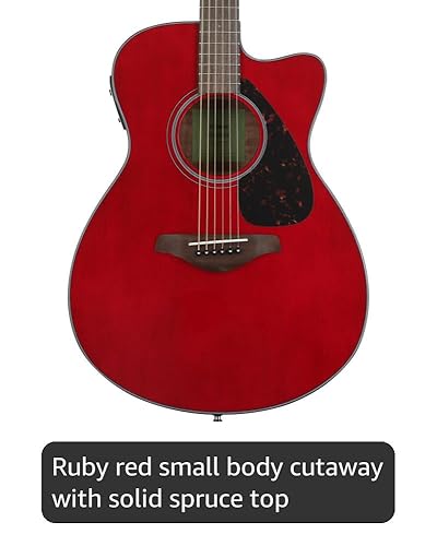 Amazon.com: Yamaha FSX800C Small Body Solid Top Cutaway Acoustic