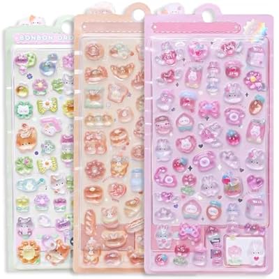 JOOTUEPO 3 Infantiles 3D Stickers, Hojas Kawaii Lindo Adhesivo, Kawaii Stickers, Mini Pegatinas de Dibujos Animados Niñas, para Cuadernos/Obras de Arte de Bricolaje/Scrapbooking/Cuaderno | Ya disponible en tu tienda friki favorita! En mundofriki.es! JOOTUEPO 3 Infantiles 3D Stickers, Hojas Kawaii Lindo Adhesivo, Kawaii Stickers, Mini Pegatinas de Dibujos Animados Niñas, para Cuadernos/Obras de Arte de Bricolaje/Scrapbooking/Cuaderno | Ya disponible en tu tienda friki favorita! En mundofriki.es!