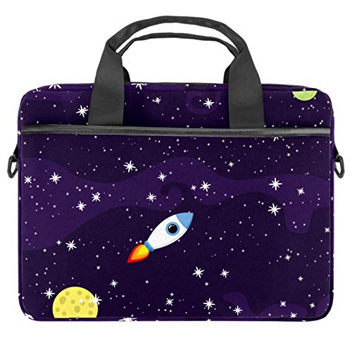 Sacoche bandoulière ordinateur 13-14" antichoc motif galaxie