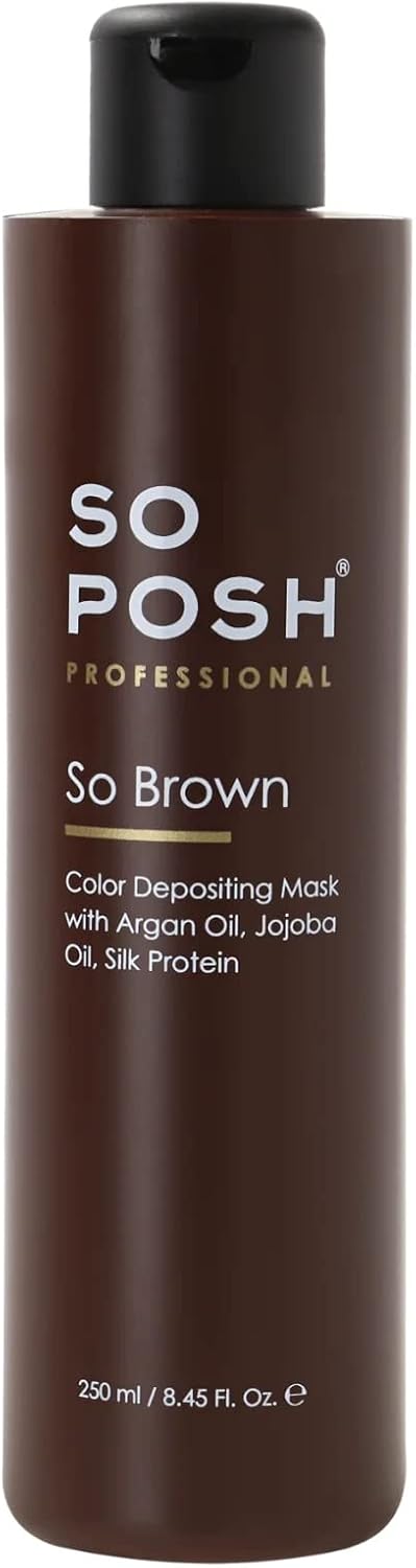 So Posh So Black Dog Color Depositing Shampoo - Black Pigments & Coconut Oil, Perfect for Restoring & Revitalizing Black Coats, Intense Shine, Moisturizing, Nourishing, Sulfate & Paraben Free.33.8 Oz