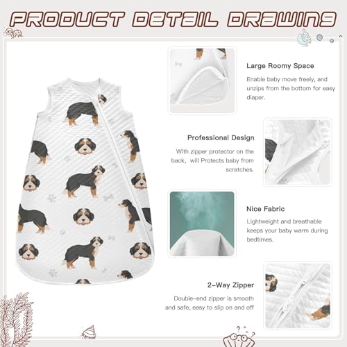 Image of vvfelixl Bright Funny Dinosaurs Baby Sleeping Bag Sleep Sack,Baby Wearable Blanket Sleep Suit for 0-6 Months