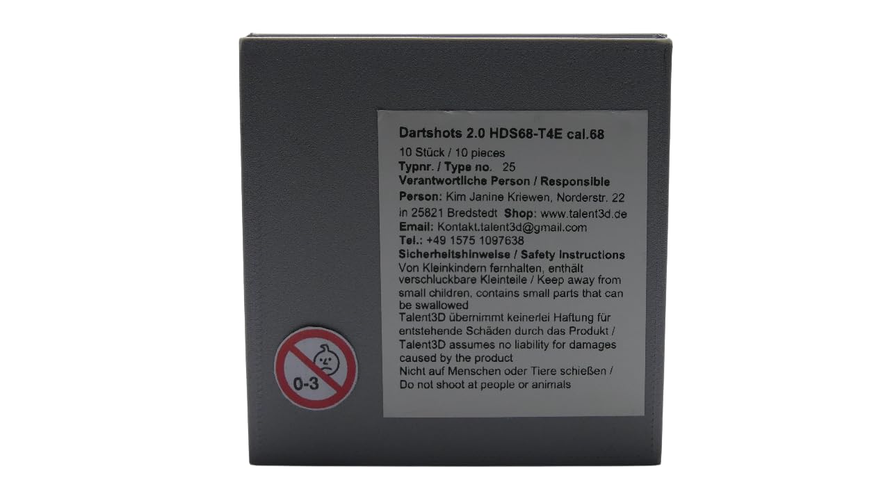 HDS68 - Freccette 2.0 Cal.68 per munizioni