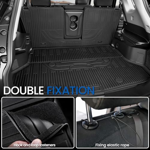 Image of Floor Mats for Nissan Rogue 2014-2020, with Cargo Mat