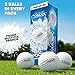 Laughing Smith Prank Golf Balls - Funny Exploding Golf Ball Trick - Gag Golfing Gifts for Men Women Kids - Fun Joke Novelty Golf Lovers Gift Cool Golf Accessories - Prankster Stuff for Adults - 3 Pack