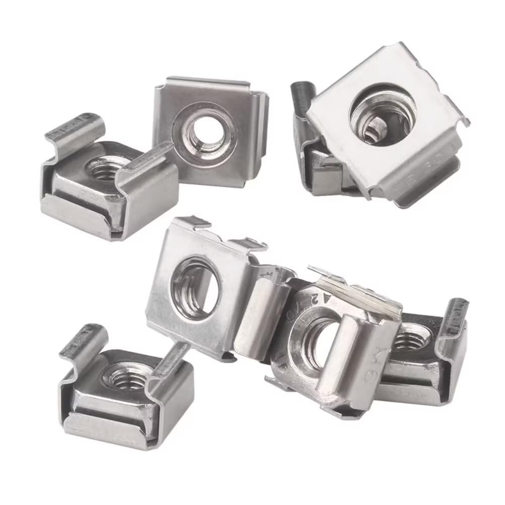 Dadi Ingabbiati in Acciaio Inox Dadi a Gabbia M8 (10 Pezzi)