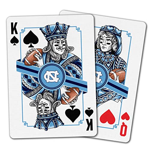 Image of YouTheFan NCAA Officially-Licensed Playing Cards - Original Artwork on All face Cards and Jokers - Team's Official Colors - Quality Linen Texture - Designed in The USA