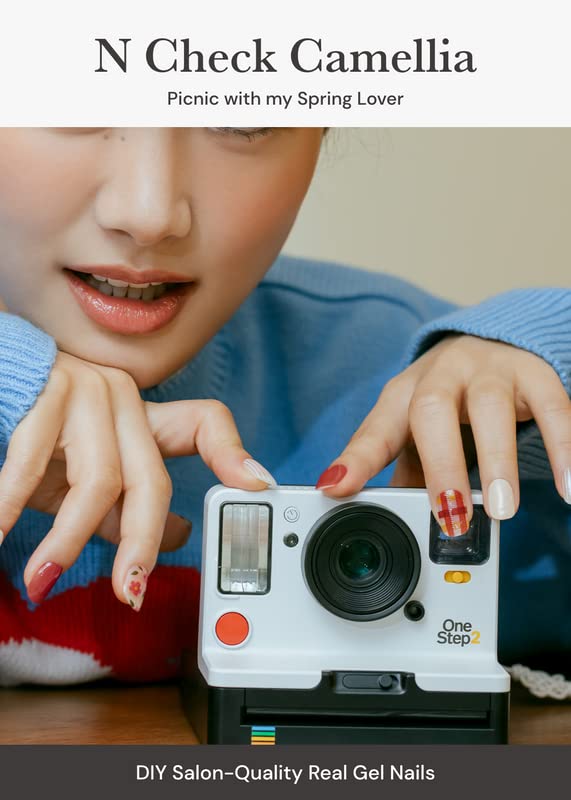 Miniatura 2 de ohora - Tiras de uñas de gel semicurado, larga duración, fácil de aplicar y quitar, con 2 toallitas húmedas para preparación, lima y palito (modelo