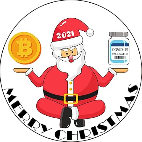 2021 Christmas Ceramic Ornaments Christmas Decorations Quarantine Ornament Funny Pretty Pattern Christmas Tree Ornament Ceramic Round Ornament Best Gifts for Christmas (1) Cover