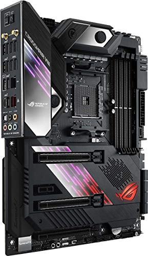 Image of ASUS ROG CROSSHAIR VIII FORMULA - AMD AM4 X570 ATX Motherboard (Ryzen 5000, 16 PSU, PCIe 4.0, M.2, DDR4, OptiMem III, Wi-Fi 6, 2.5Gb Ethernet, Intel LAN, USB 3.2, Aura Sync RGB)