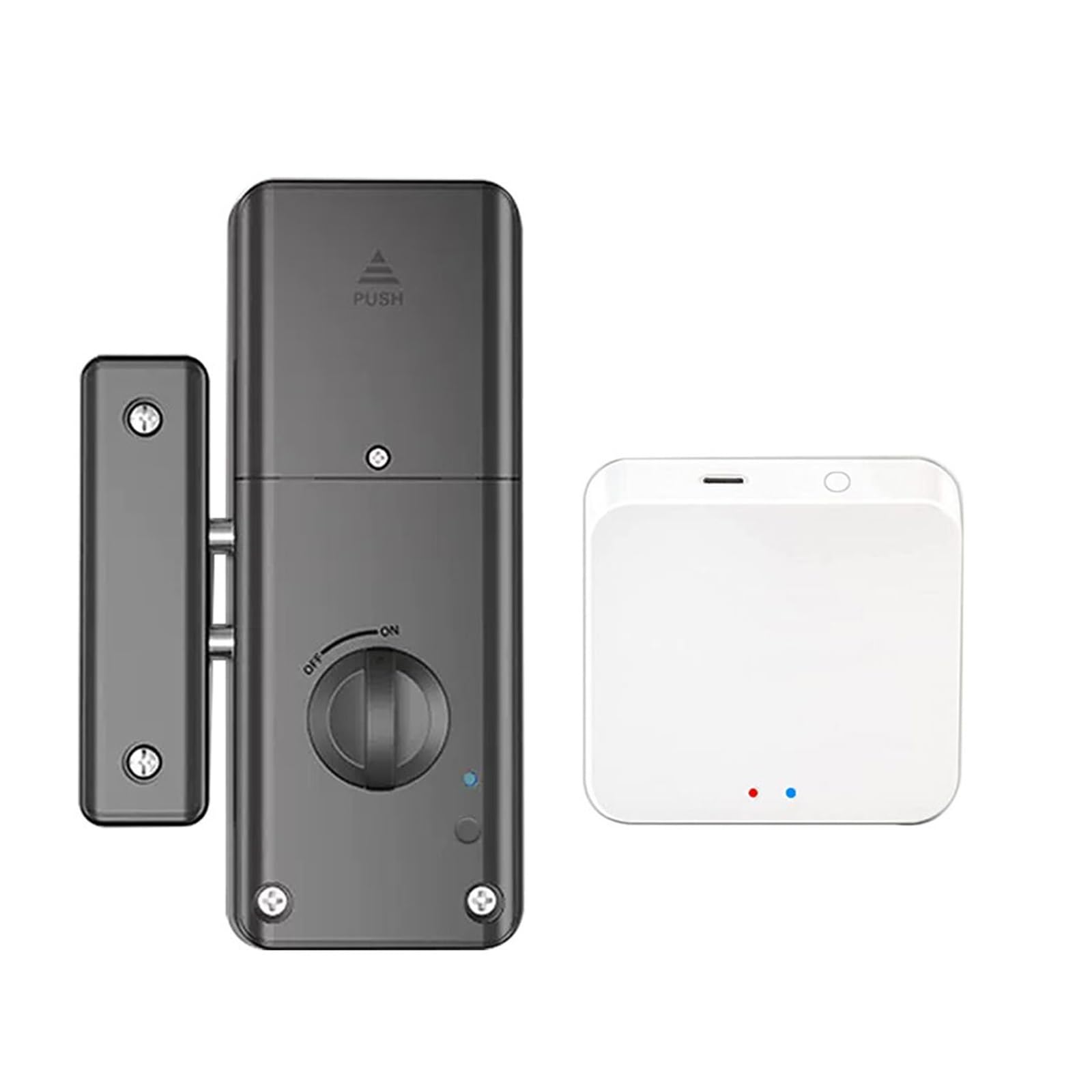Cerradura de motor eléctrico inteligente con aplicación Tuya, cerradura de puerta de entrada sin llave, instalación invisible oculta, cerradura de tarjeta IC para puerta de madera