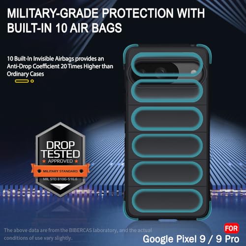 Image of TheGiftKart Liquid Silicon Back Cover Case for Google Pixel 9 / Pixel 9 Pro | Shockproof Military Grade Protection | Micro-Fibre Cloth On Inner Side | Built-in Anti-Slip Grip Case Cover (TPU, Black)
