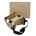 Produktbild google - karton, virtuelle echter laden virtual - reality - brille 3d - headset kasten mit großen klare 3d - optische linse und komfortable kopf - nase - pad für alle 3 - 6 - zoll - smartphone