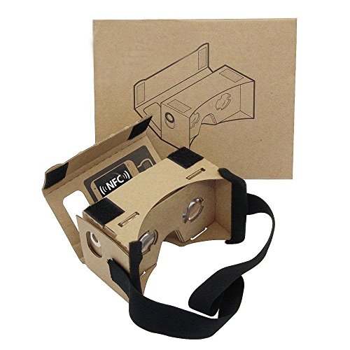 google - karton, virtuelle echter laden virtual - reality - brille 3d - headset kasten mit großen klare 3d - optische linse und komfortable kopf - nase - pad für alle 3 - 6 - zoll - smartphone