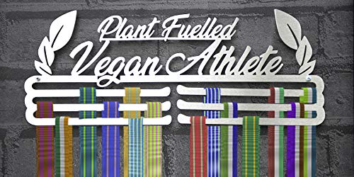 Porte-médailles Vegan Athlete en bois durable pour courir au naturel