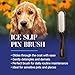 Chris Christensen Dog Brush, 20 mm. Ice Slip Dematting Brush, Specialty Brushes, Groom Like a Professional, Remove Tough Mats and Tangles, Rounded and Grounded Pins, Doesn't Pull Coat