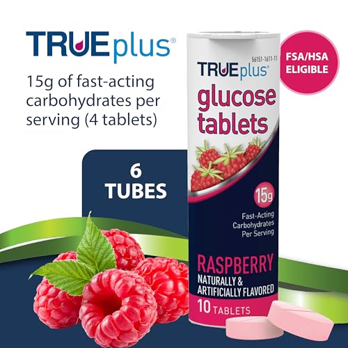 TRUEplus Raspberry Glucose Tubes