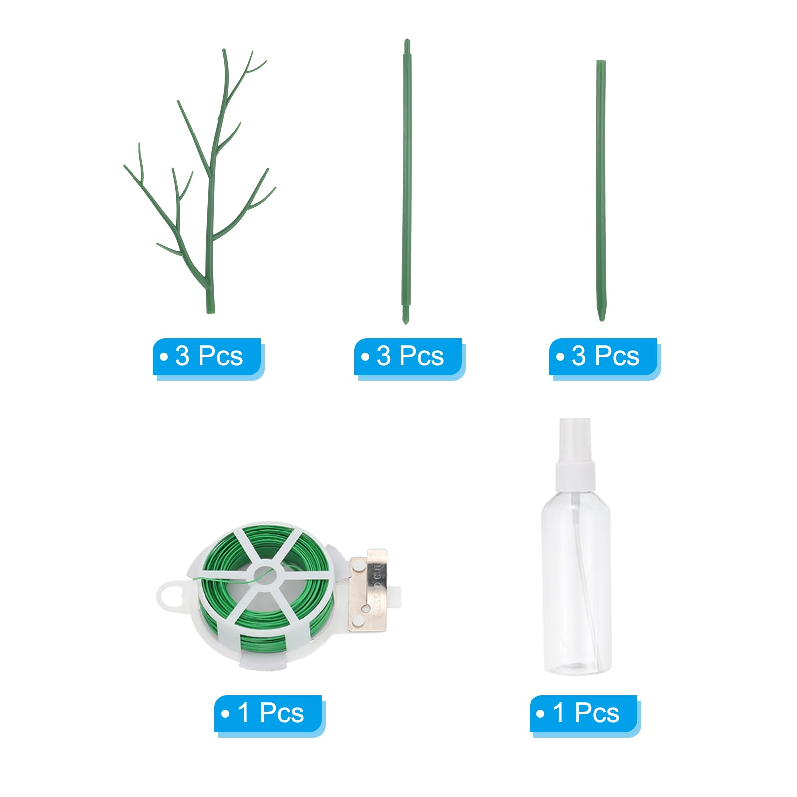 Juego De 3 Soportes Para Plantas, Estanterías De Macetas De 4, 5 Y 6 Niveles, Estantes Altos De Madera Y Metal Para Plantas Soporte Para Mace 96327437