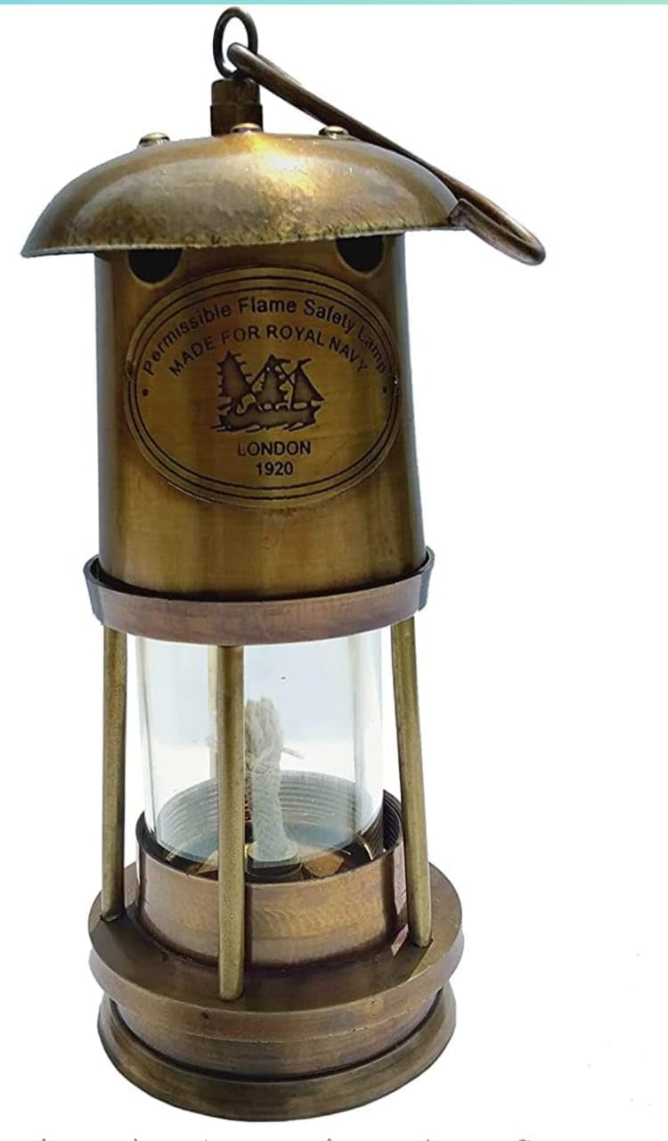 Amazon.com: New Antique Vintage Style Brass Nautical Miner