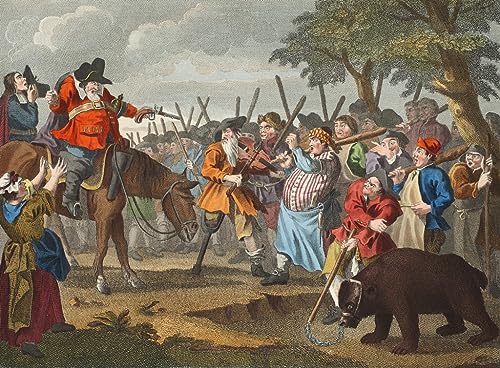 Impression d'art Tableau Hudibras William Hogarth : toile décoration murale 60x90