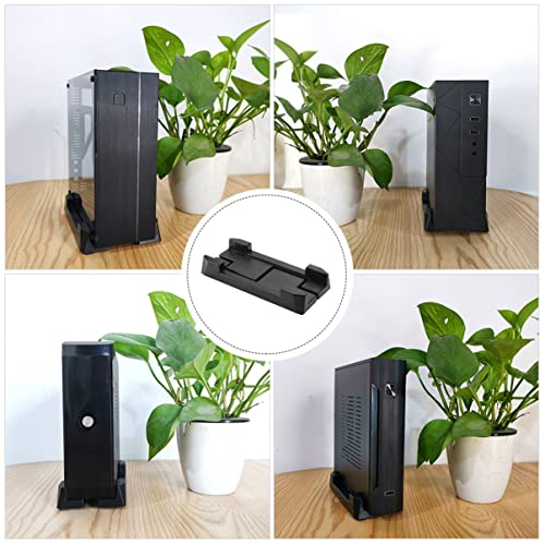 Soporte móvil para CPU Holibanna con carril deslizante removible para chasis estable, diseño versátil para computadora y servidor miniatura 7
