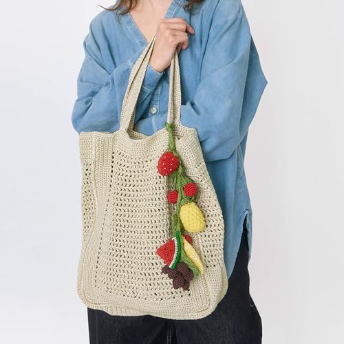 Image of The Sak Lanie Market Tote Purse - Hand Crochet Women's Handbag for Everyday & Travel - Large Tote With Shoulder Bag Straps