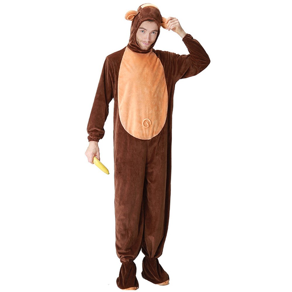 Kostiumy małpy, fantazyjny strój, przebranie dla dorosłych, występ, odzież na imprezę, Halloween, cosplay, odgrywanie ról