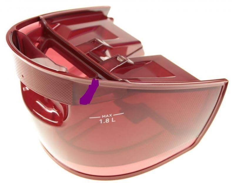 Réservoir d'eau amovible rouge pour centrale vapeur Express anti calc Calor - CS-10000115