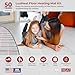 LuxHeat 15sqft Floor Heating Mat Kit – 120v Electric Radiant Heated Flooring System – Floor Heating System Under Tile & Laminate - Includes UDG Programmable Thermostat w/GFCI, Alarm & Sensor