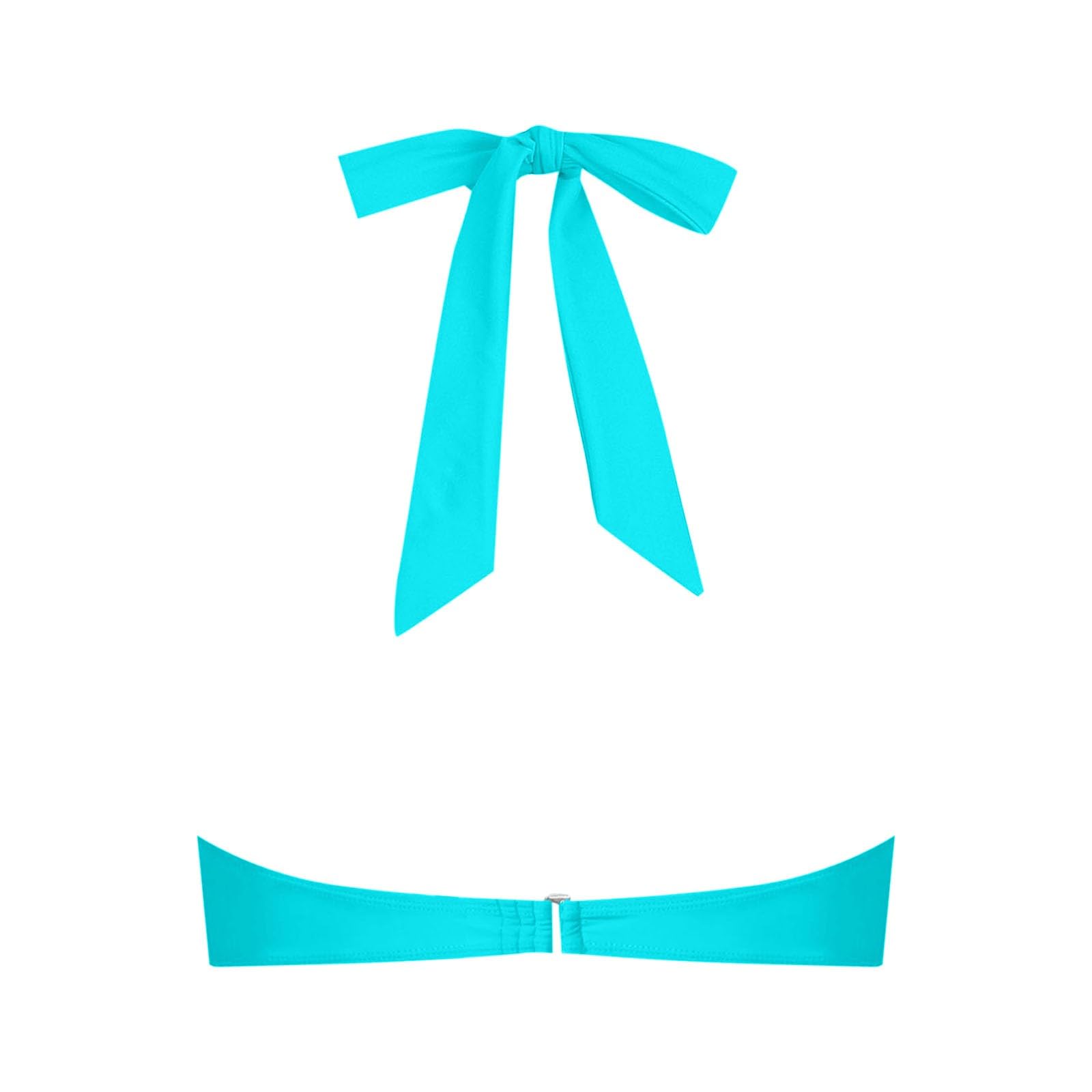 Costume da Donna Bagno Intero con Scollo a V E Copertura Totale, Donna, Reggiseno Push-Up