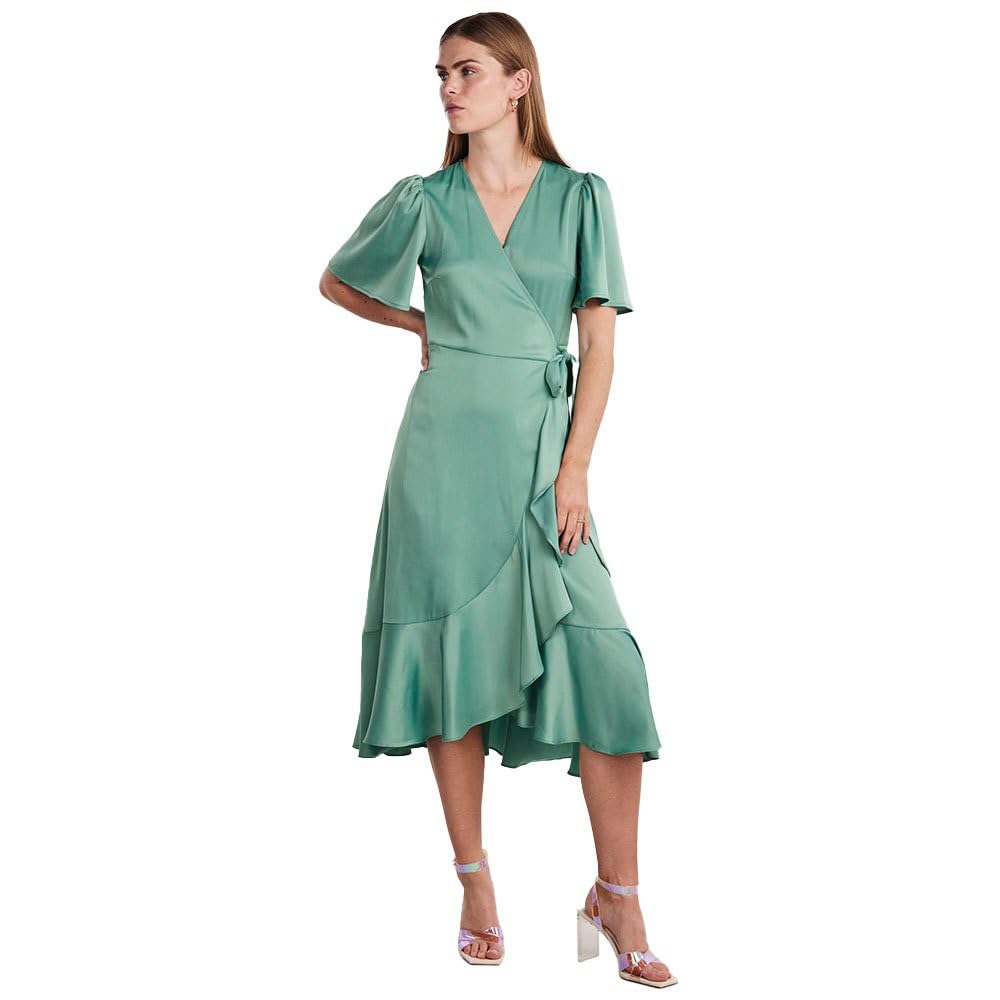 YAS Robe Portefeuille Femme