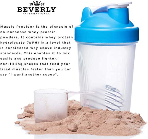 Beverly International Muscle Provider, 30 Servings, Chocolate. Super-Fast-Absorbing Whey Protein Powder For Recovery, Lean Muscle. Fills Your Muscles, Not Your Stomach. Tastes Like Ice Cream! #TOP4