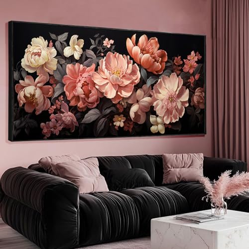 Décoration murale florale pour sublimer le design d'un bureau moderne ou d'une chambre