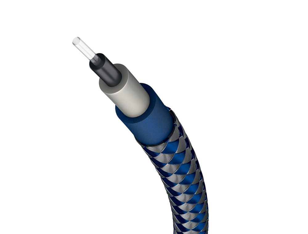 Inakustik 0041202 cavo a fibre ottiche 2 m TOSLINK Blu