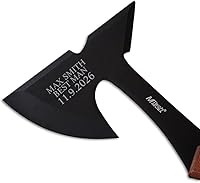 Vista 2 de Stanford - Hacha táctica grabada personalizada para padrinos de boda (producto personalizado)