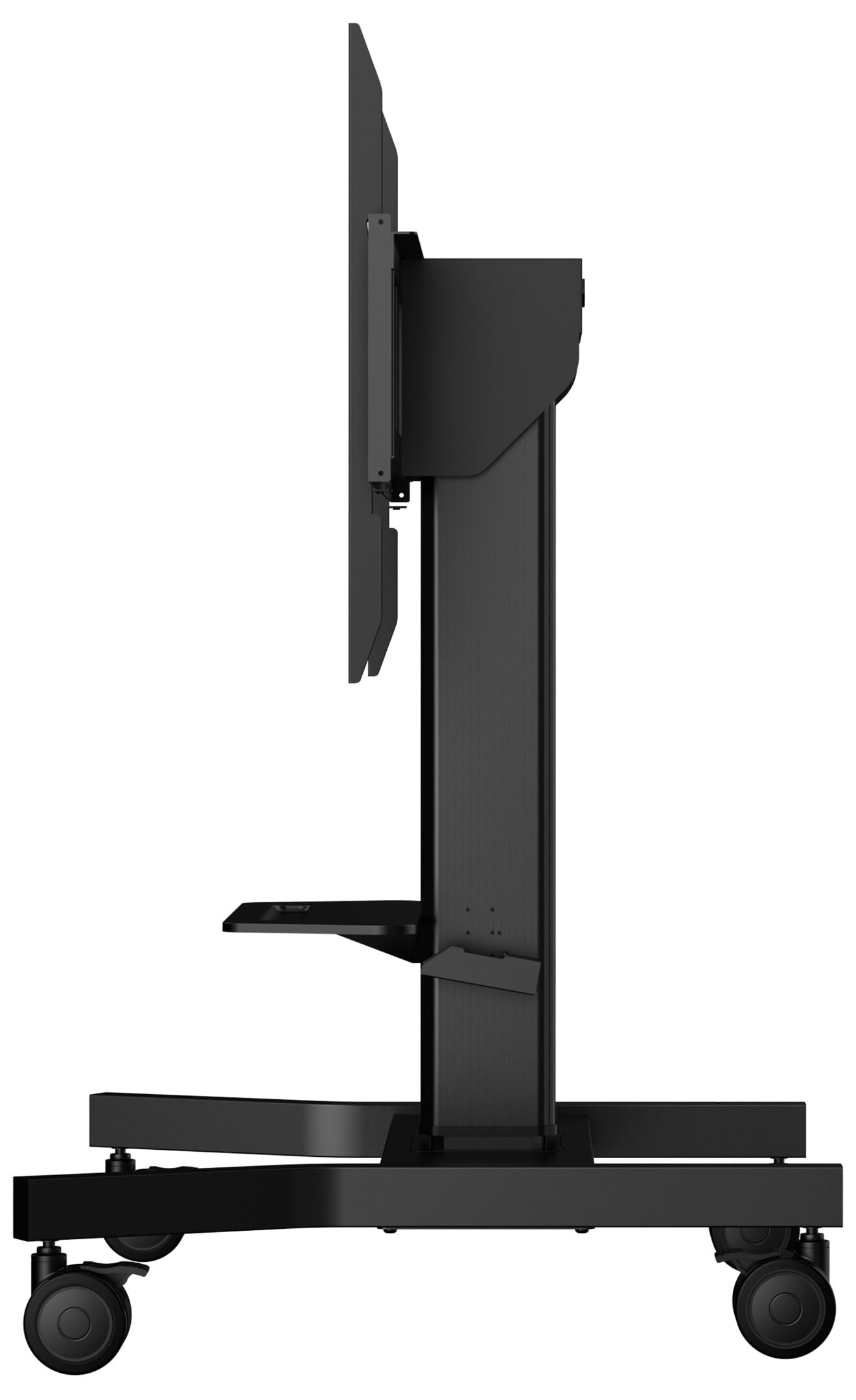 iiyama MD CAR1021-B1 elektrisch höhenverstellbarer Fahrwagen (500mm) für Large Format (Touch-) Displays bis 86 Zoll, max. 100 kg