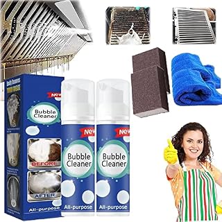 MOF Chef Cleaner Powder,MOF Chef Protective Kitchen Cleaner Powder,Bubble Cleaner Foam,Ivila Bubble Cleaner,All Purpose Stain Remover Cleaner,Powerful Stain Removal Kit (30ML,2PCS)