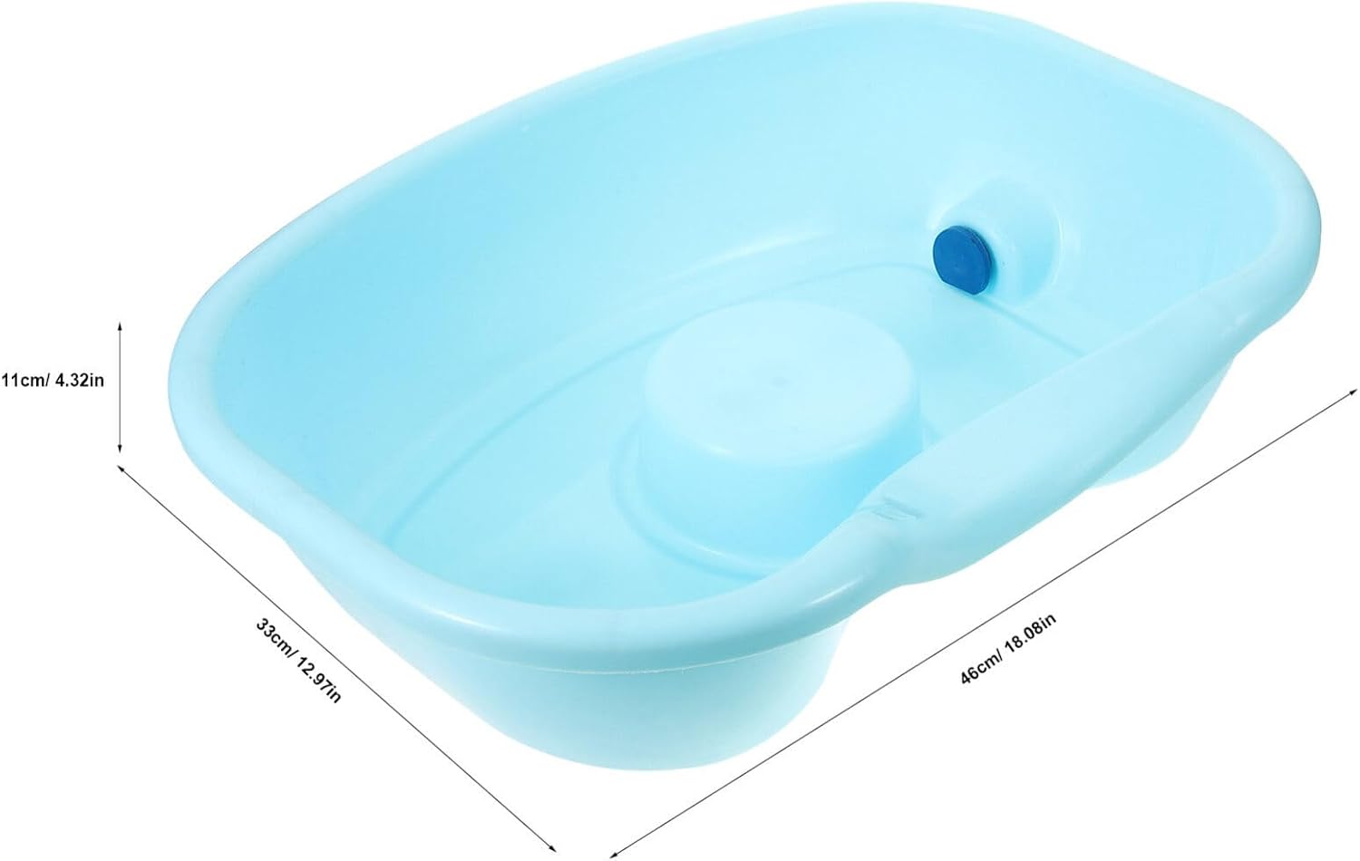 1set Portable Shampoo Basin for Bedridden Hair Washing for Disabled Seniors Pregnant Women and Boys and Girls Comfortable Design for Easy Use Drain Tube