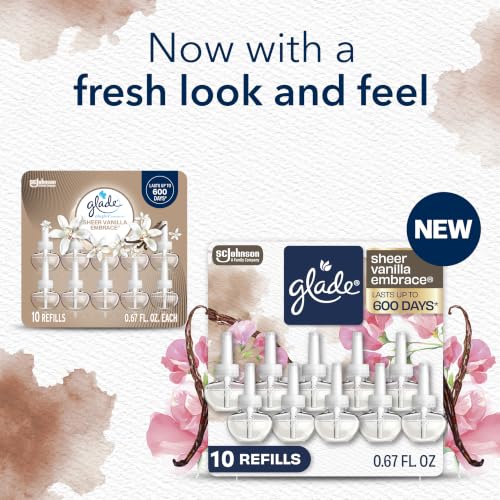 Glade PlugIns Air Freshener Refills, Sheer Vanilla, 10 Count - image 2