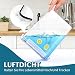 Surejoy 5,2L Groß Vorratsdosen mit Deckel Luftdicht 4er Set mit Kreidemarker und Etiketten, BPA Frei Plastik Aufbewahrungsbox Küche, Zucker Pasta Mehl Müsli Cornflakes Aufbewahrung Vorratsbehälter