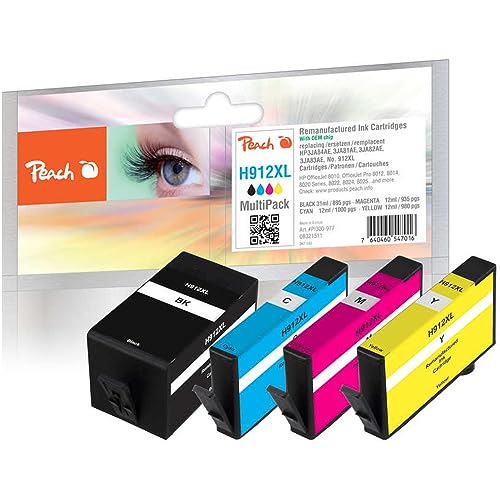 Peach Encre Compatible HP No 912XL MP PI300-977