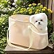 Hundetasche für Kleine Hunde Katze, Sommer Atmungsaktiv Netz Strand Tasche Hund Haustiere Carrier Soft Sided Zusammenklappbar Outdoor Travel Puppy (Grün, M)